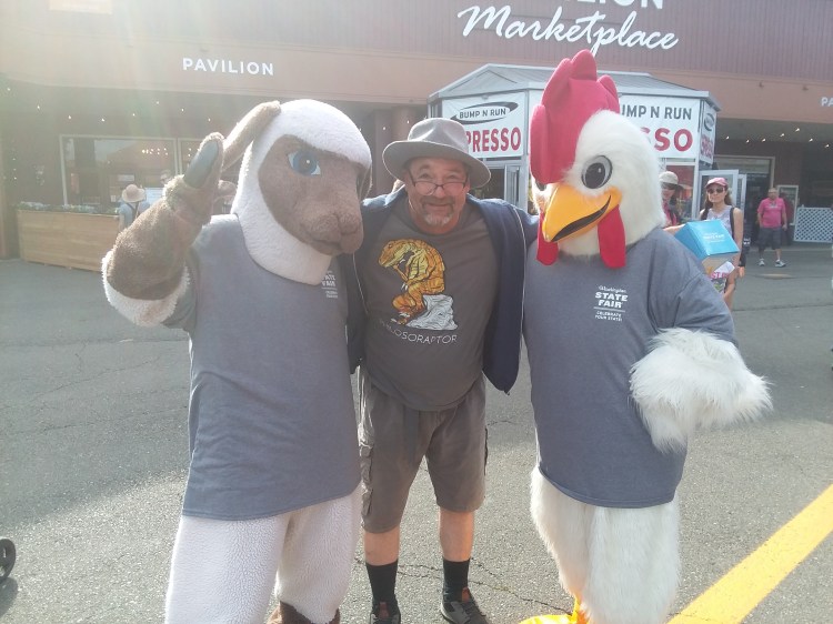 New friends at the Western Washington Fair (for the 51st year straight...)